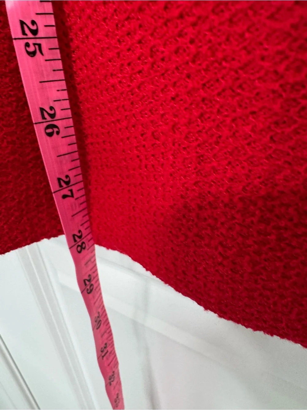 St. John Red black trim front zip jacket 10